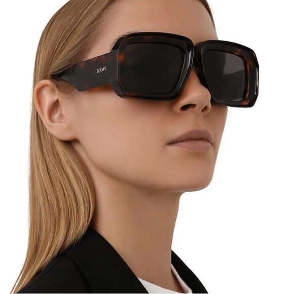 NEW LOEWE LW40064U 5652G Shiny Dark Havana Brown Women - Picture 13 of 13